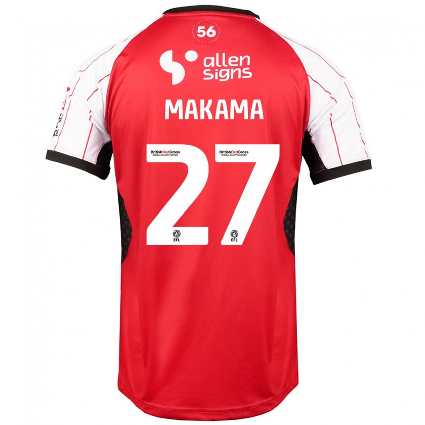 Kandiny Gyermek Jovon Makama #27 Fehér Hazai Jersey 2024/25 Mez Póló Ing