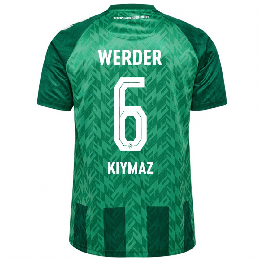 Kandiny Gyermek Anil Kiymaz #6 Zöld Hazai Jersey 2024/25 Mez Póló Ing