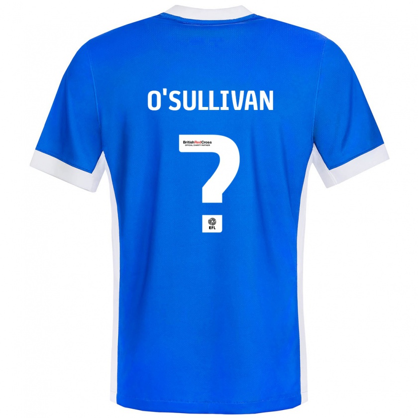 Kandiny Gyermek William O'sullivan #0 Kék Fehér Hazai Jersey 2024/25 Mez Póló Ing