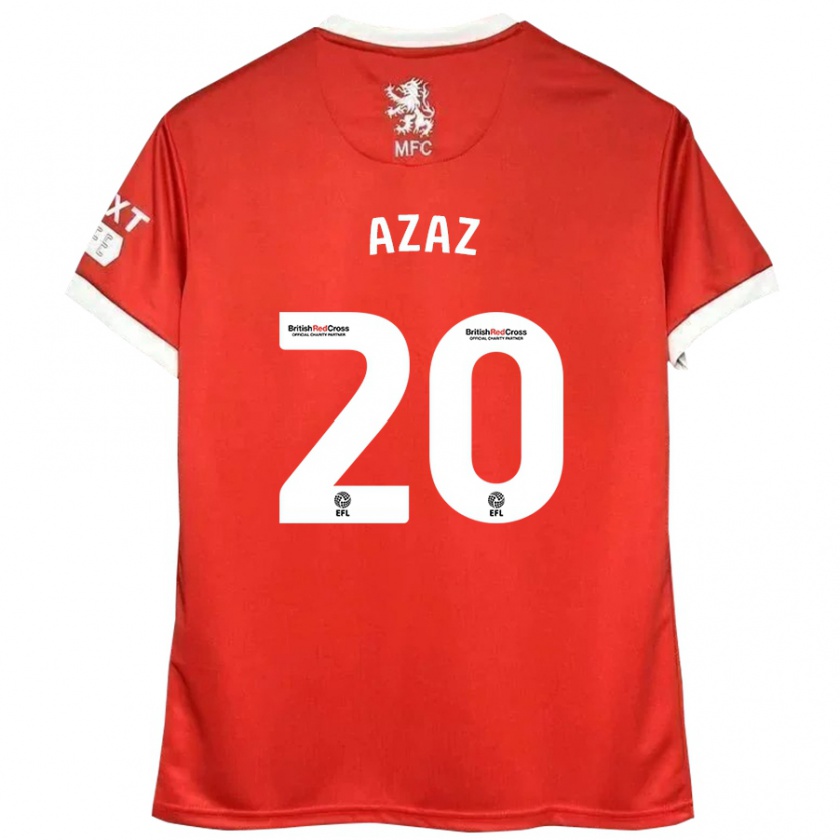 Kandiny Gyermek Finn Azaz #20 Piros Fehér Hazai Jersey 2024/25 Mez Póló Ing