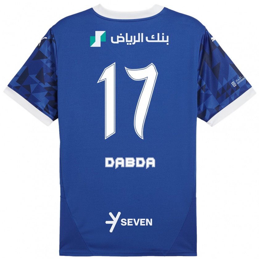 Kandiny Gyermek Claudia Dabda #17 Sötétkék Fehér Hazai Jersey 2024/25 Mez Póló Ing