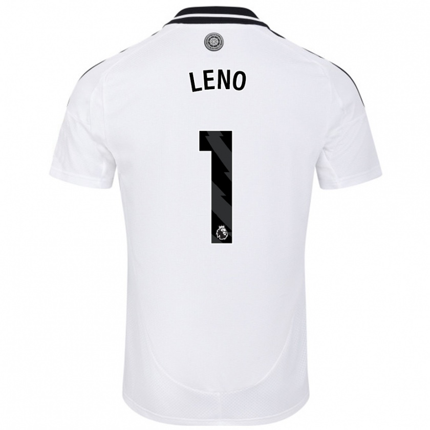 Kandiny Gyermek Bernd Leno #1 Fehér Hazai Jersey 2024/25 Mez Póló Ing