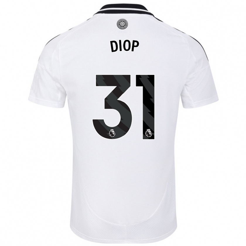 Kandiny Gyermek Issa Diop #31 Fehér Hazai Jersey 2024/25 Mez Póló Ing