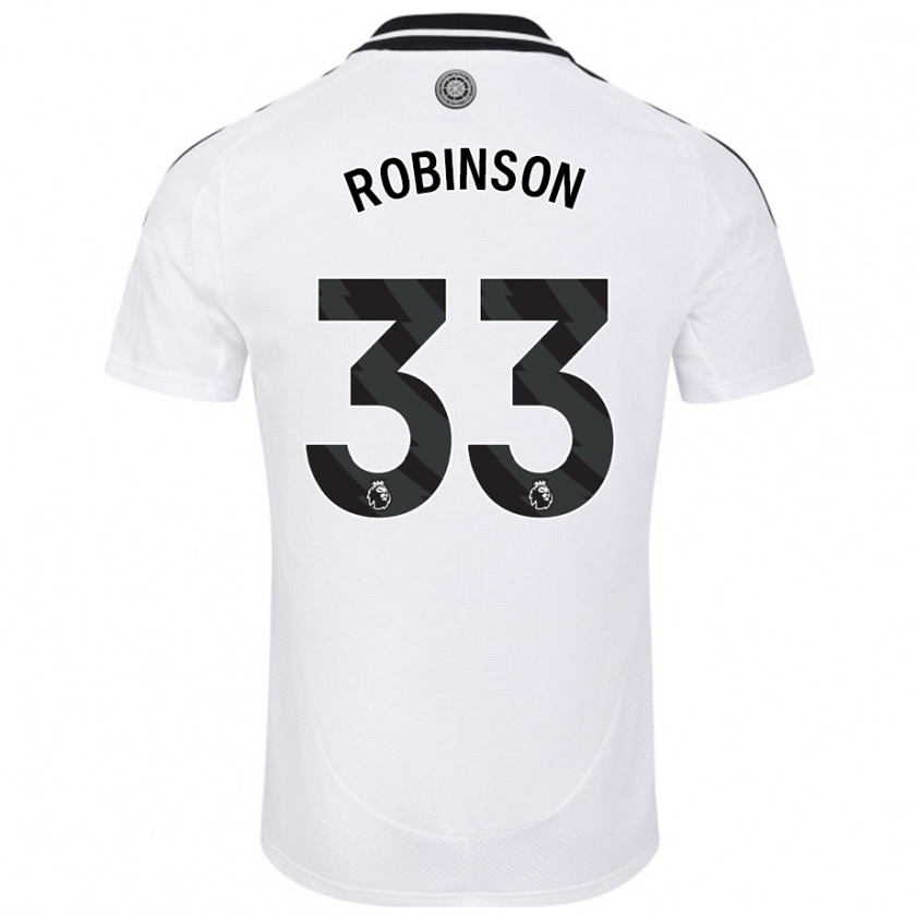 Kandiny Gyermek Antonee Robinson #33 Fehér Hazai Jersey 2024/25 Mez Póló Ing