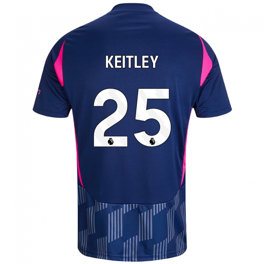 Kandiny Gyermek Alice Keitley #25 Királykék Rózsaszín Idegenbeli Jersey 2024/25 Mez Póló Ing