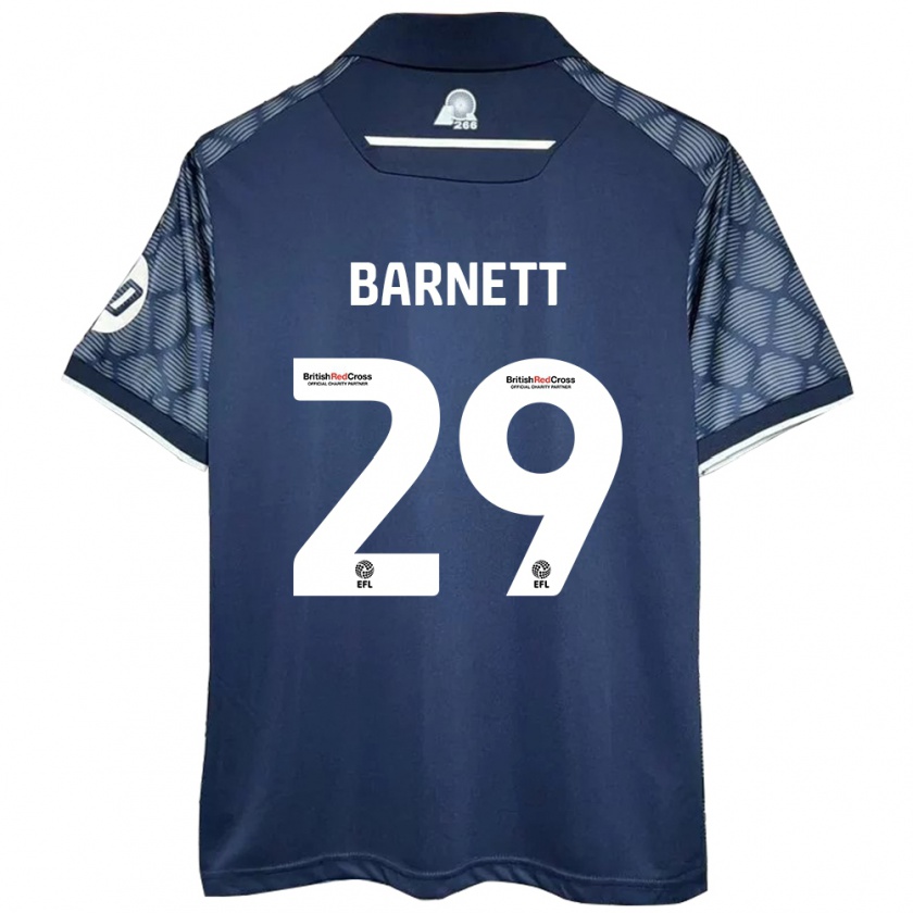 Kandiny Gyermek Ryan Barnett #29 Fekete Idegenbeli Jersey 2024/25 Mez Póló Ing