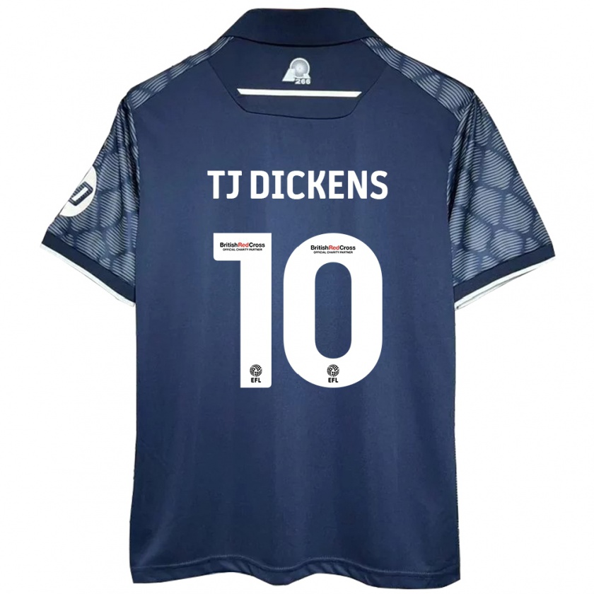 Kandiny Gyermek Tonicha Tj Dickens #10 Fekete Idegenbeli Jersey 2024/25 Mez Póló Ing