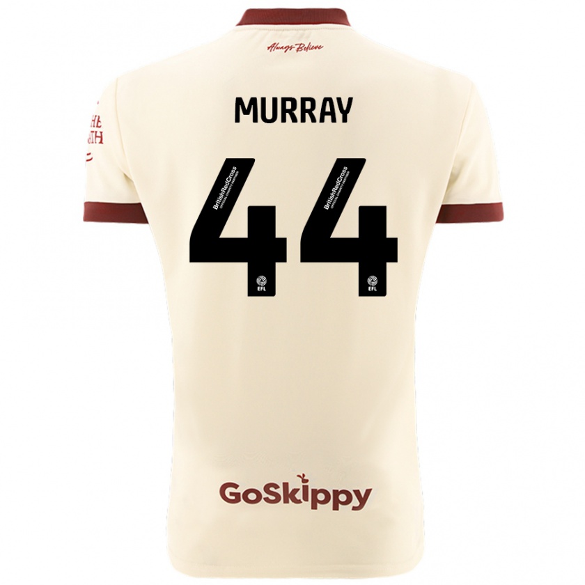 Kandiny Gyermek Satara Murray #44 Krém Fehér Idegenbeli Jersey 2024/25 Mez Póló Ing