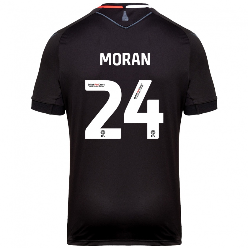 Kandiny Gyermek Andrew Moran #24 Fekete Idegenbeli Jersey 2024/25 Mez Póló Ing