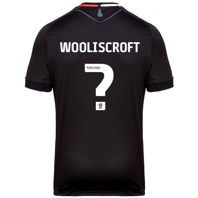 Kandiny Gyermek Morgan Wooliscroft #0 Fekete Idegenbeli Jersey 2024/25 Mez Póló Ing