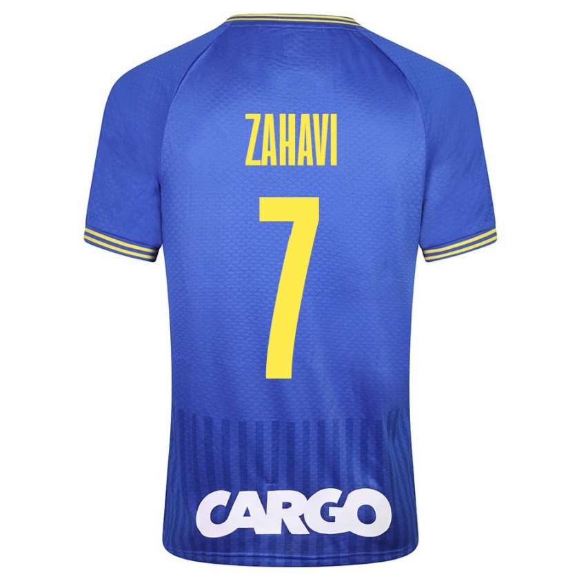 Kandiny Gyermek Eran Zahavi #7 Fehér Idegenbeli Jersey 2024/25 Mez Póló Ing