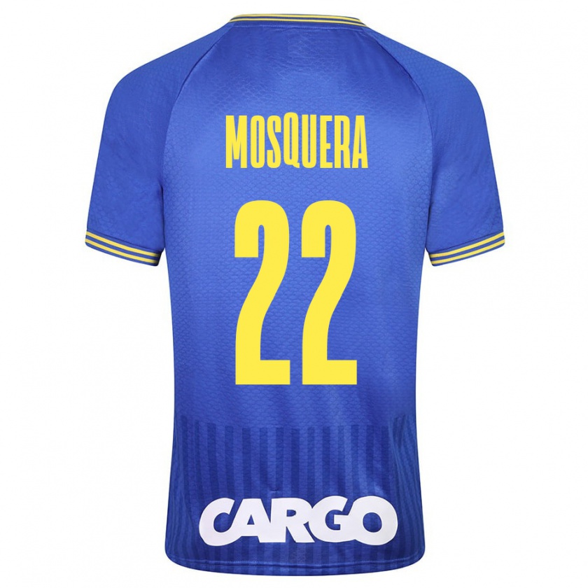 Kandiny Gyermek Orlando Mosquera #22 Fehér Idegenbeli Jersey 2024/25 Mez Póló Ing