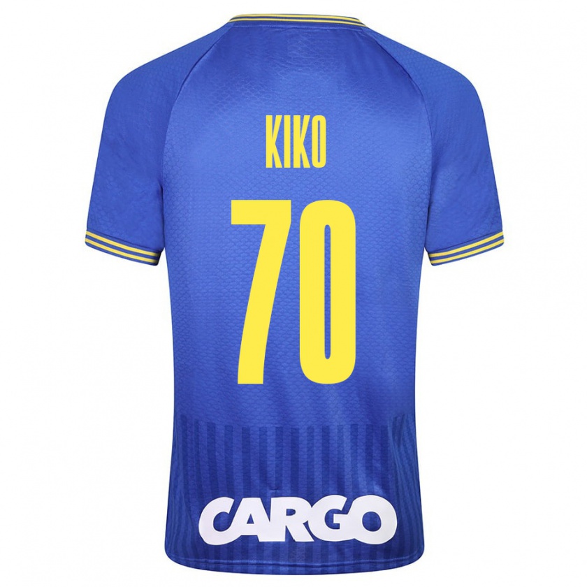 Kandiny Gyermek Kiko Bondoso #70 Fehér Idegenbeli Jersey 2024/25 Mez Póló Ing