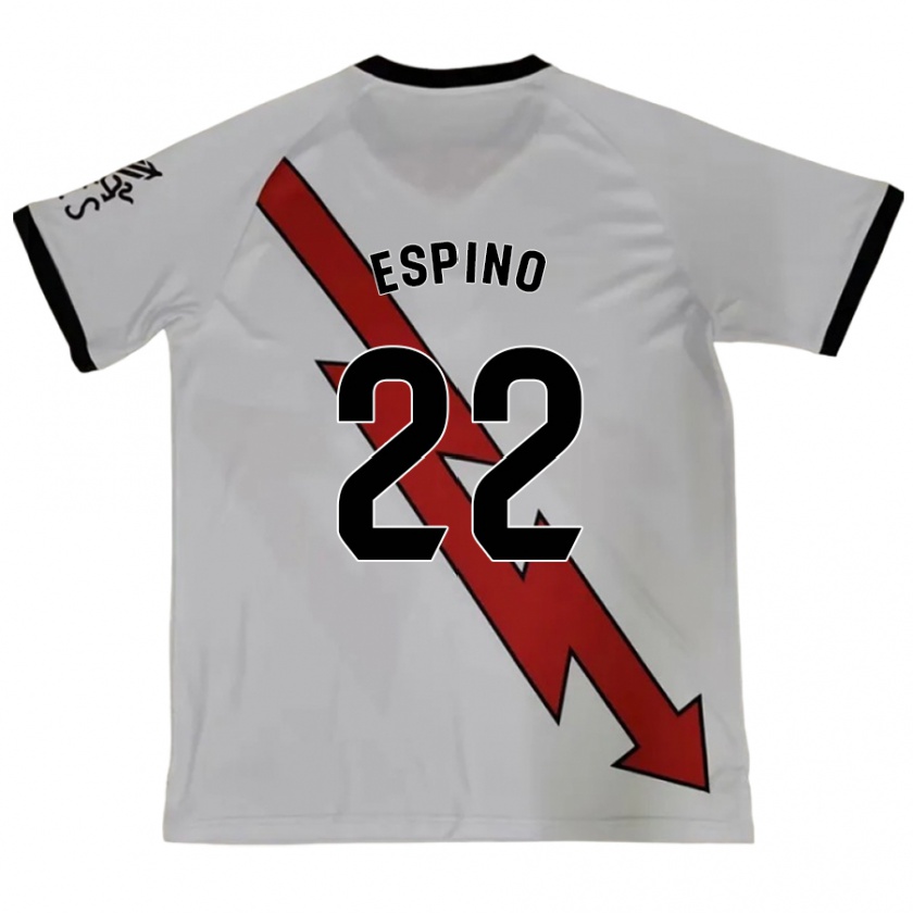 Kandiny Gyermek Alfonso Espino #22 Piros Idegenbeli Jersey 2024/25 Mez Póló Ing