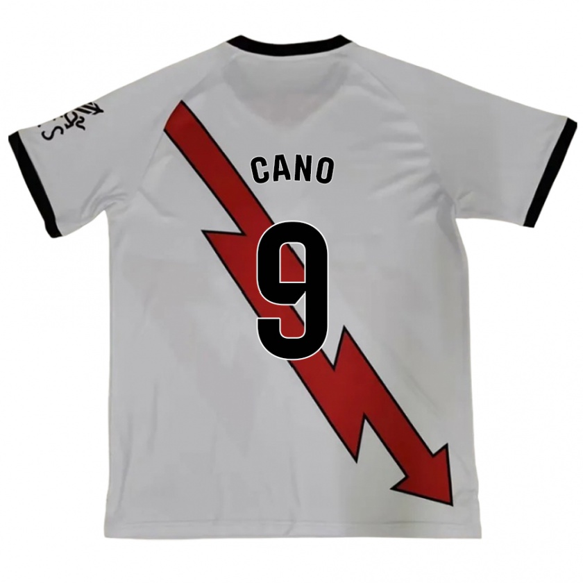 Kandiny Gyermek Joselu Cano #9 Piros Idegenbeli Jersey 2024/25 Mez Póló Ing