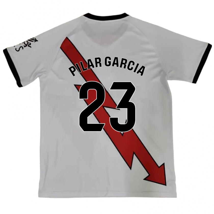 Kandiny Gyermek María Pilar García Villalba #23 Piros Idegenbeli Jersey 2024/25 Mez Póló Ing