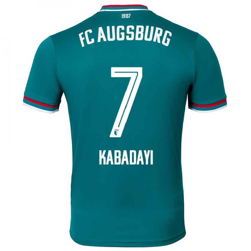 Kandiny Gyermek Yusuf Kabadayi #7 Sötétzöld Idegenbeli Jersey 2024/25 Mez Póló Ing