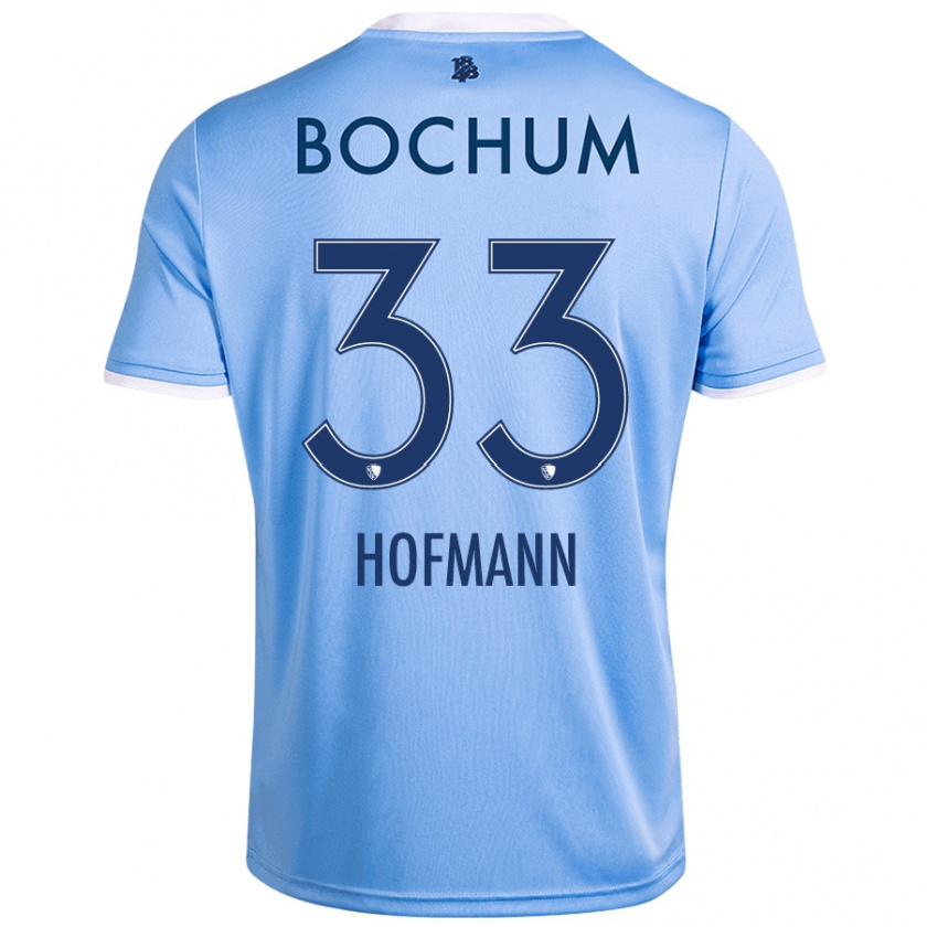 Kandiny Gyermek Philipp Hofmann #33 Ég Kék Idegenbeli Jersey 2024/25 Mez Póló Ing