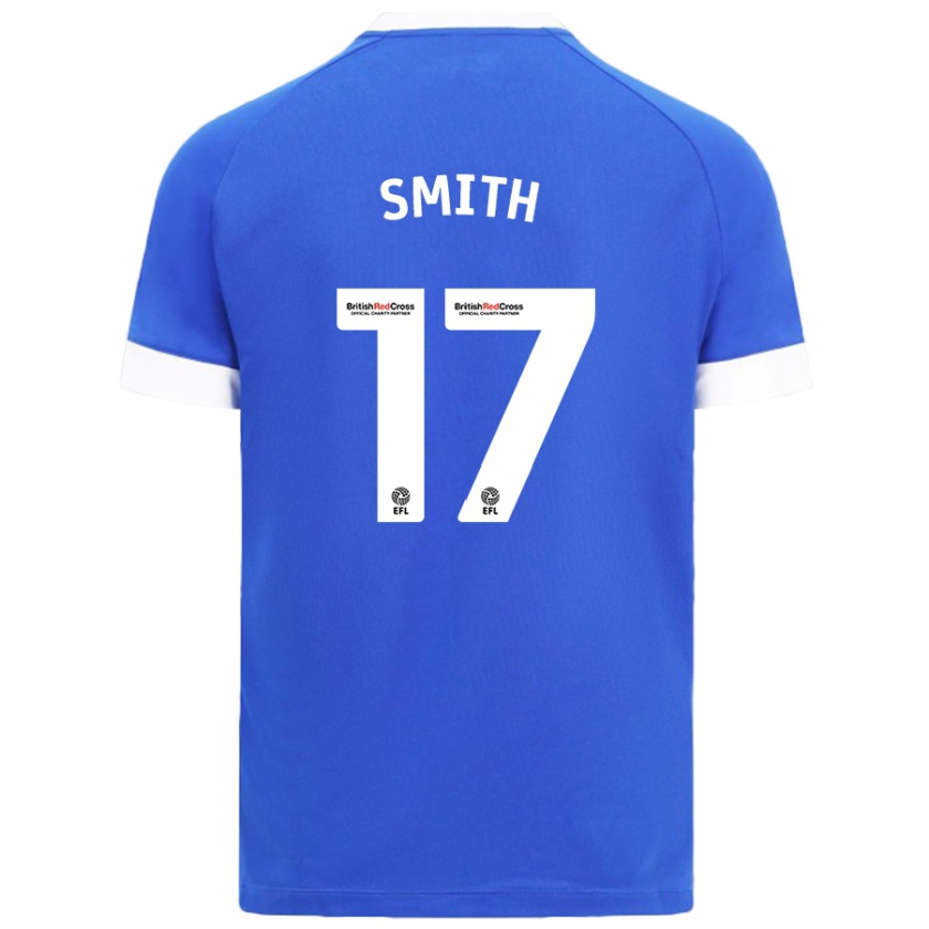 Kandiny Férfi Hollie Smith #17 Égszínkék Hazai Jersey 2024/25 Mez Póló Ing