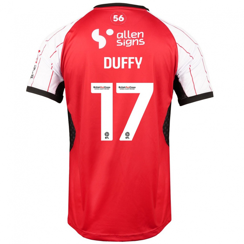 Kandiny Férfi Dylan Duffy #17 Fehér Hazai Jersey 2024/25 Mez Póló Ing