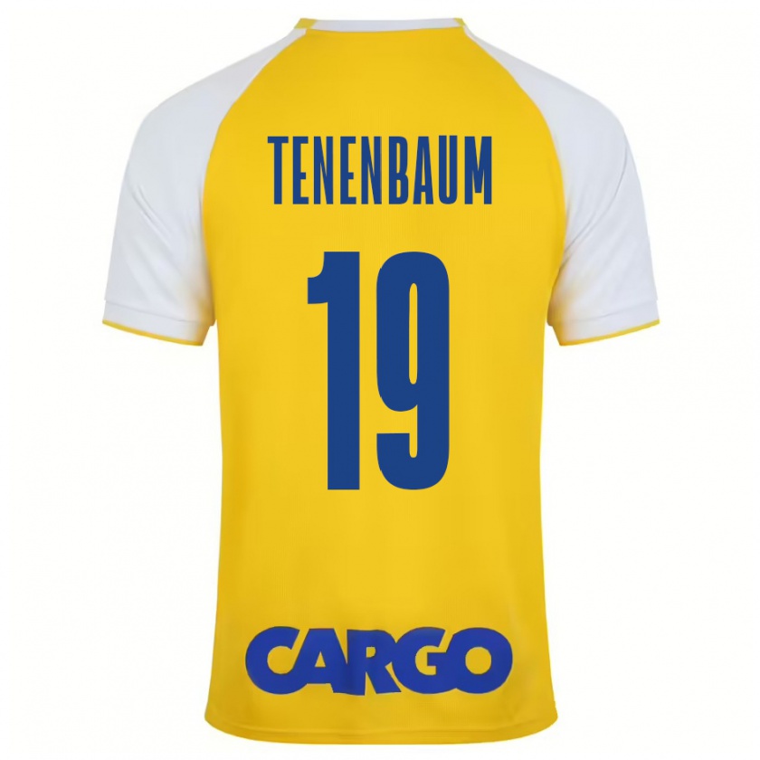 Kandiny Férfi Daniel Tenenbaum #19 Sárga Fehér Hazai Jersey 2024/25 Mez Póló Ing