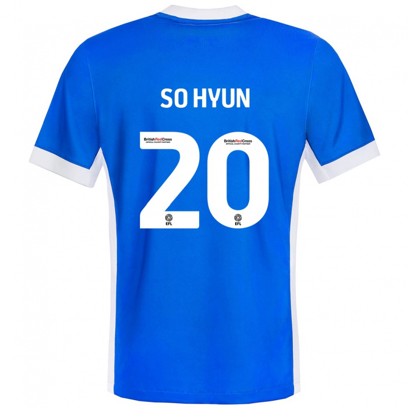 Kandiny Férfi Cho So-Hyun #20 Kék Fehér Hazai Jersey 2024/25 Mez Póló Ing