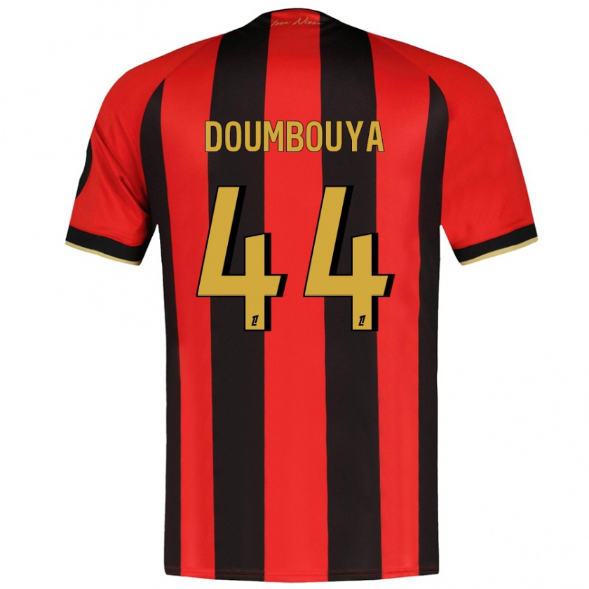 Kandiny Férfi Amidou Doumbouya #44 Piros Fekete Hazai Jersey 2024/25 Mez Póló Ing