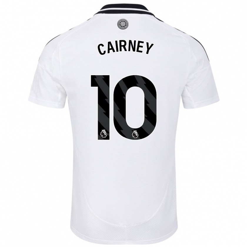 Kandiny Férfi Tom Cairney #10 Fehér Hazai Jersey 2024/25 Mez Póló Ing