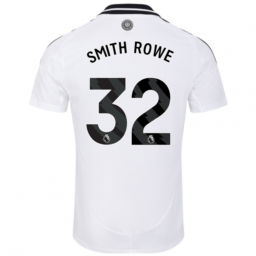 Kandiny Férfi Emile Smith Rowe #32 Fehér Hazai Jersey 2024/25 Mez Póló Ing