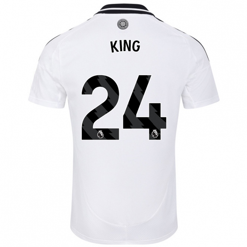 Kandiny Férfi Joshua King #24 Fehér Hazai Jersey 2024/25 Mez Póló Ing