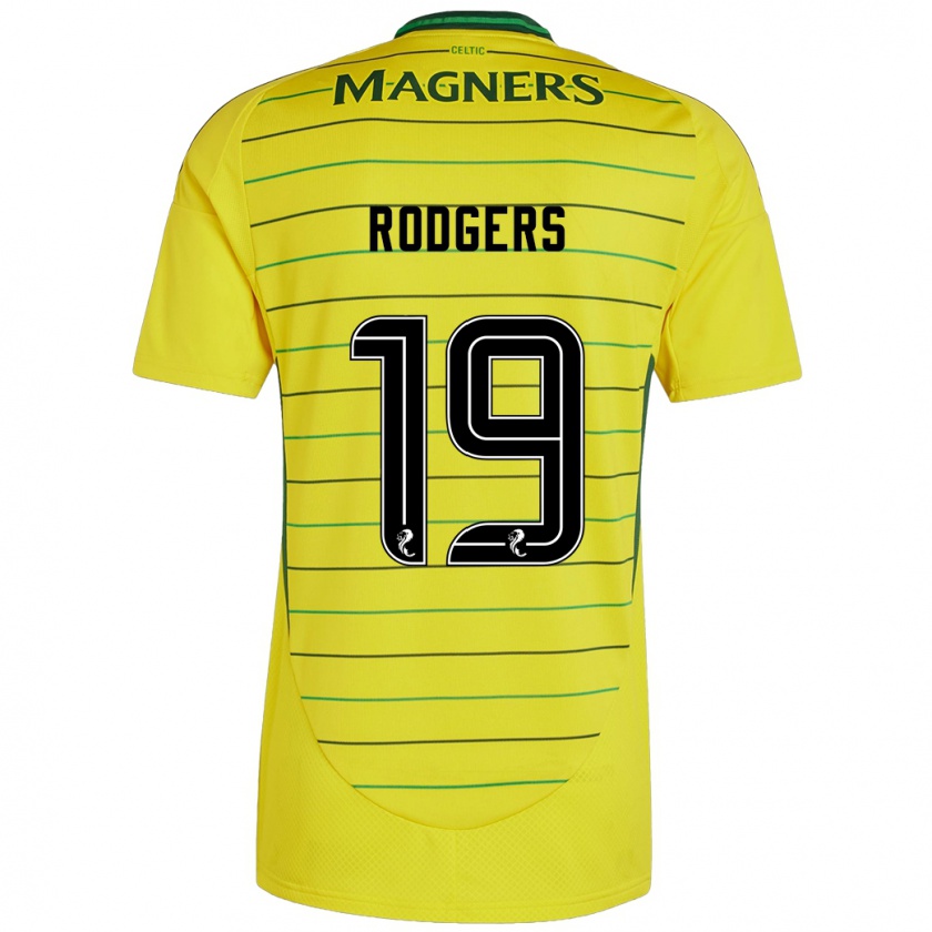 Kandiny Férfi Lisa Rodgers #19 Sárga Idegenbeli Jersey 2024/25 Mez Póló Ing