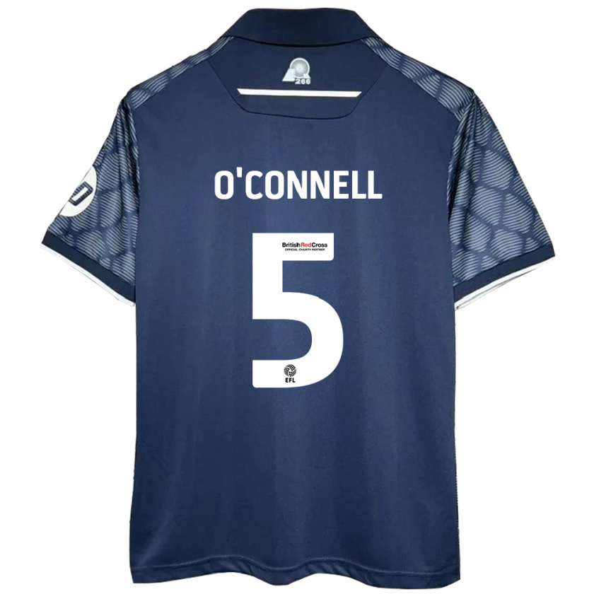 Kandiny Férfi Eoghan O'connell #5 Fekete Idegenbeli Jersey 2024/25 Mez Póló Ing