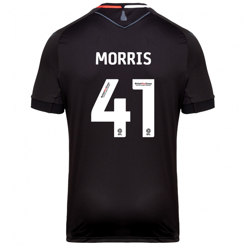 Kandiny Férfi Scott Morris #41 Fekete Idegenbeli Jersey 2024/25 Mez Póló Ing