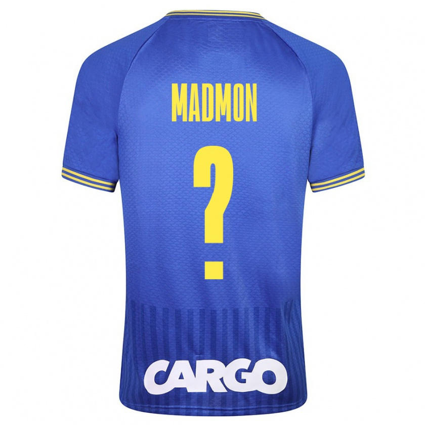 Kandiny Férfi Elad Madmon #0 Fehér Idegenbeli Jersey 2024/25 Mez Póló Ing