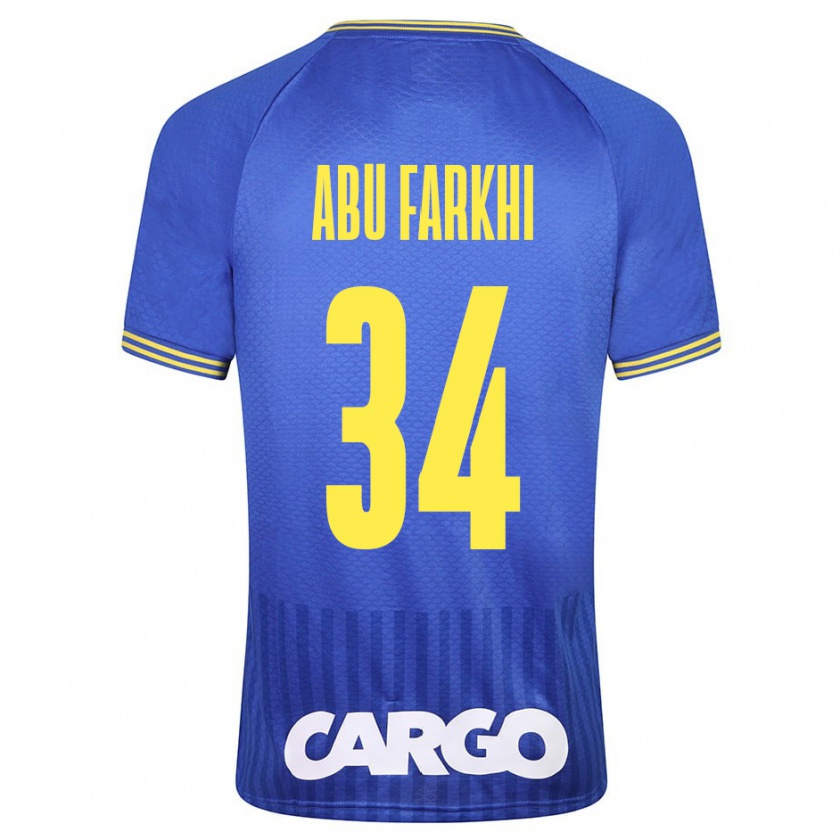 Kandiny Férfi Sayed Abu Farkhi #34 Fehér Idegenbeli Jersey 2024/25 Mez Póló Ing