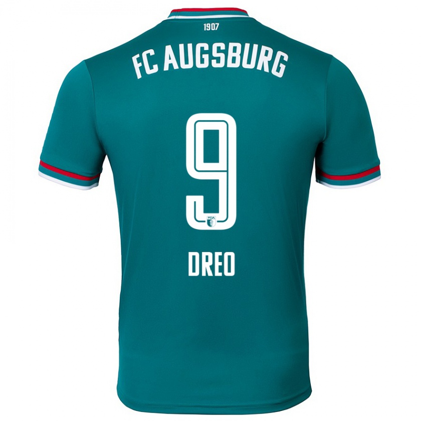 Kandiny Férfi David Dreo #9 Sötétzöld Idegenbeli Jersey 2024/25 Mez Póló Ing