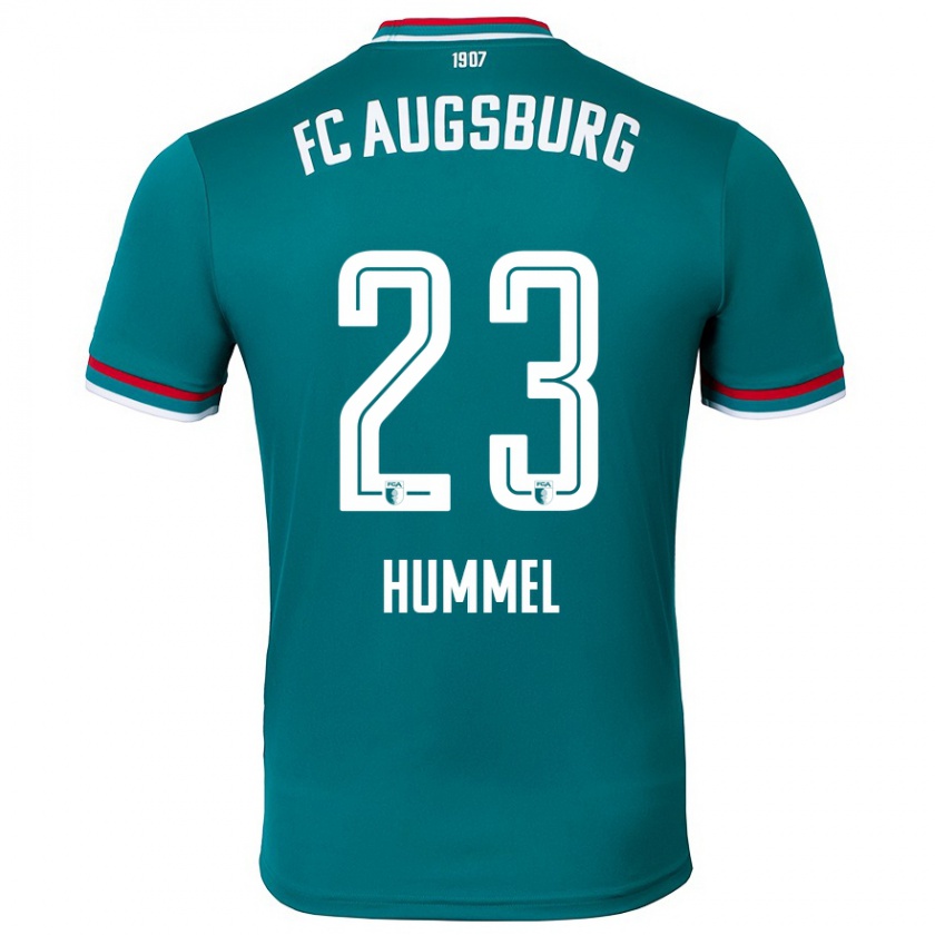 Kandiny Férfi Niklas Hummel #23 Sötétzöld Idegenbeli Jersey 2024/25 Mez Póló Ing