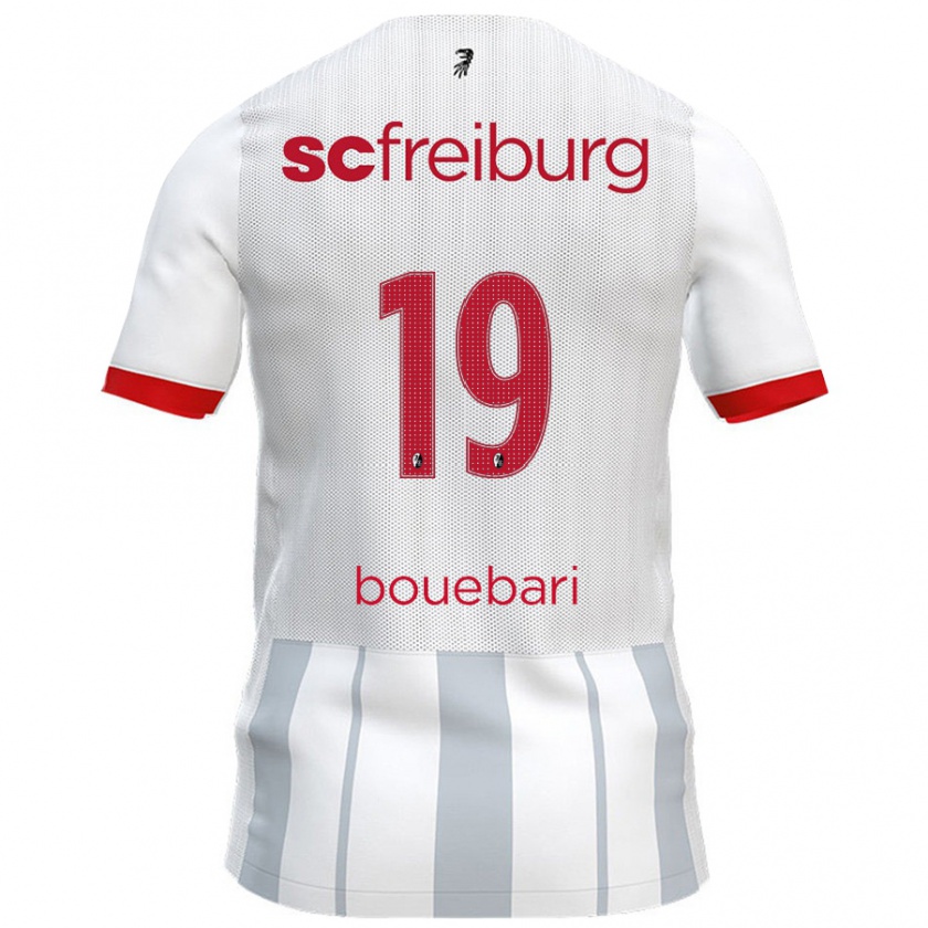 Kandiny Férfi Franci Bouebari #19 Fehér Szürke Idegenbeli Jersey 2024/25 Mez Póló Ing