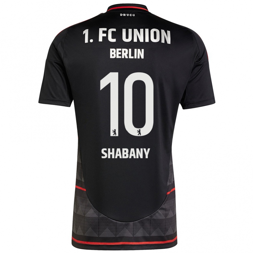 Kandiny Férfi Alec Shabany #10 Fekete Idegenbeli Jersey 2024/25 Mez Póló Ing