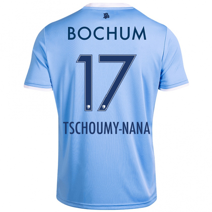 Kandiny Férfi Daryl Tschoumy-Nana #17 Ég Kék Idegenbeli Jersey 2024/25 Mez Póló Ing