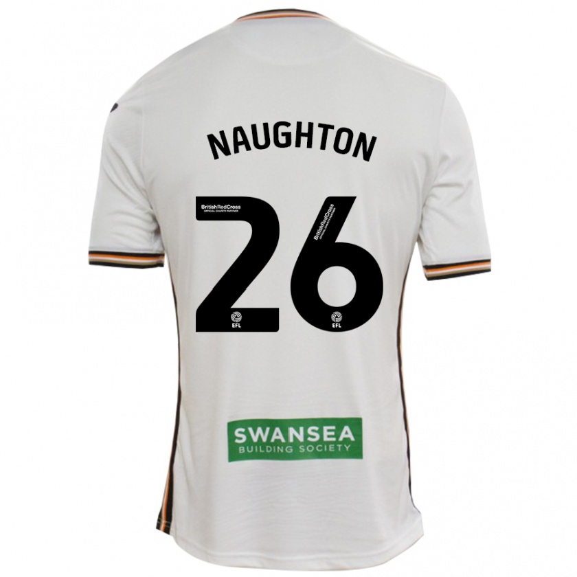 Kandiny Női Kyle Naughton #26 Fehér Hazai Jersey 2024/25 Mez Póló Ing