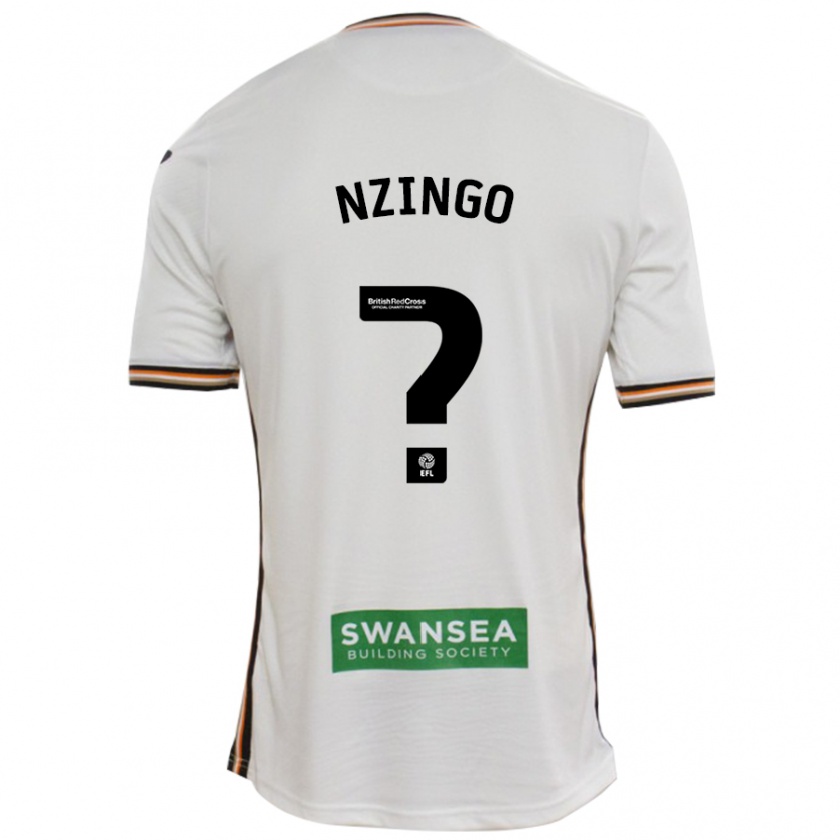 Kandiny Női Glory Nzingo #0 Fehér Hazai Jersey 2024/25 Mez Póló Ing