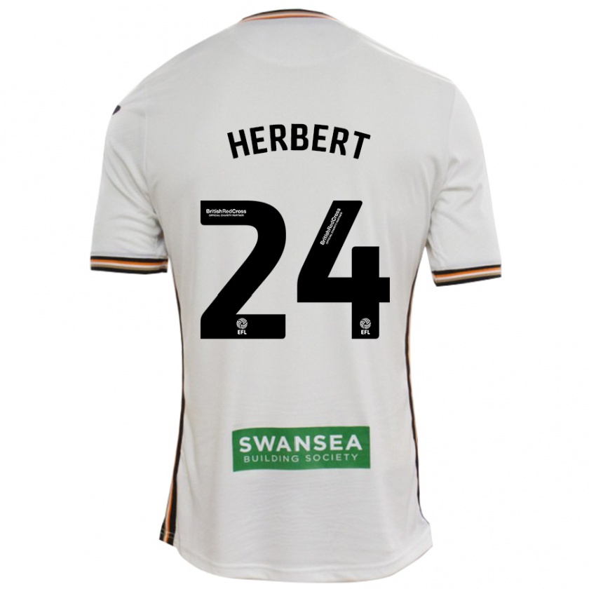 Kandiny Női Chelsea Herbert #24 Fehér Hazai Jersey 2024/25 Mez Póló Ing