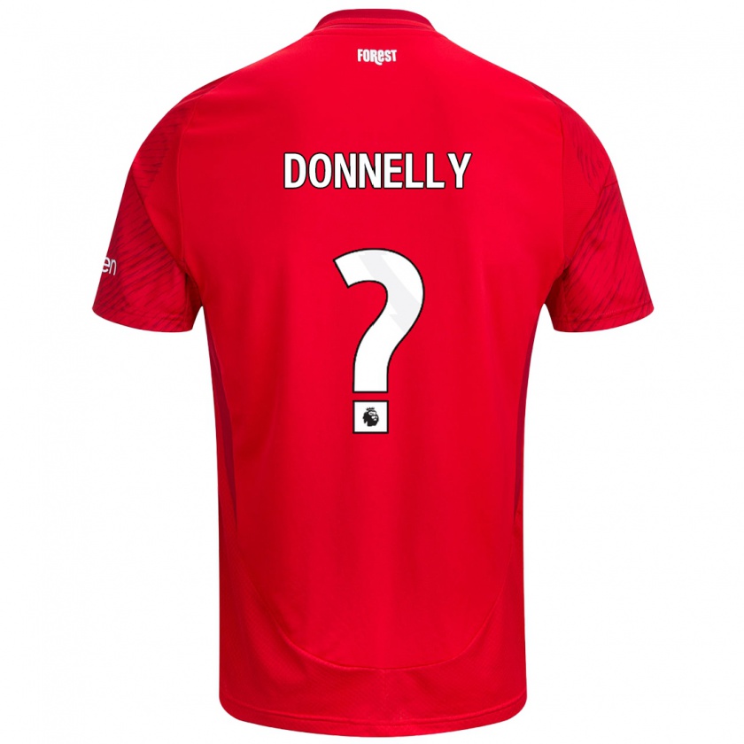 Kandiny Női Aaron Donnelly #0 Piros Fehér Hazai Jersey 2024/25 Mez Póló Ing