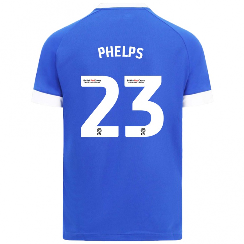 Kandiny Női Anna Phelps #23 Égszínkék Hazai Jersey 2024/25 Mez Póló Ing