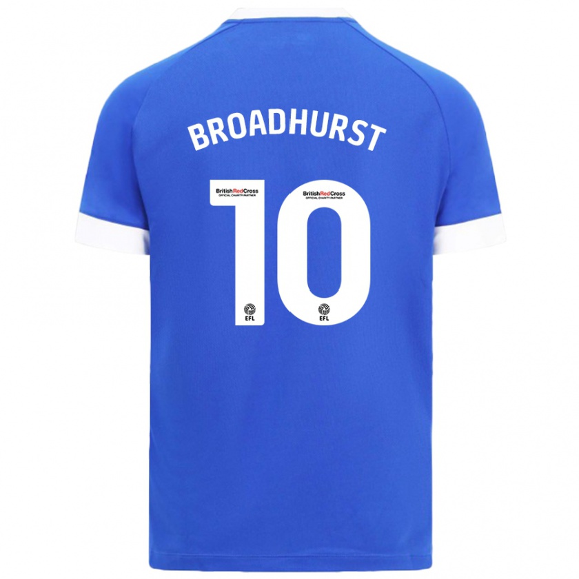 Kandiny Női Danielle Broadhurst #10 Égszínkék Hazai Jersey 2024/25 Mez Póló Ing