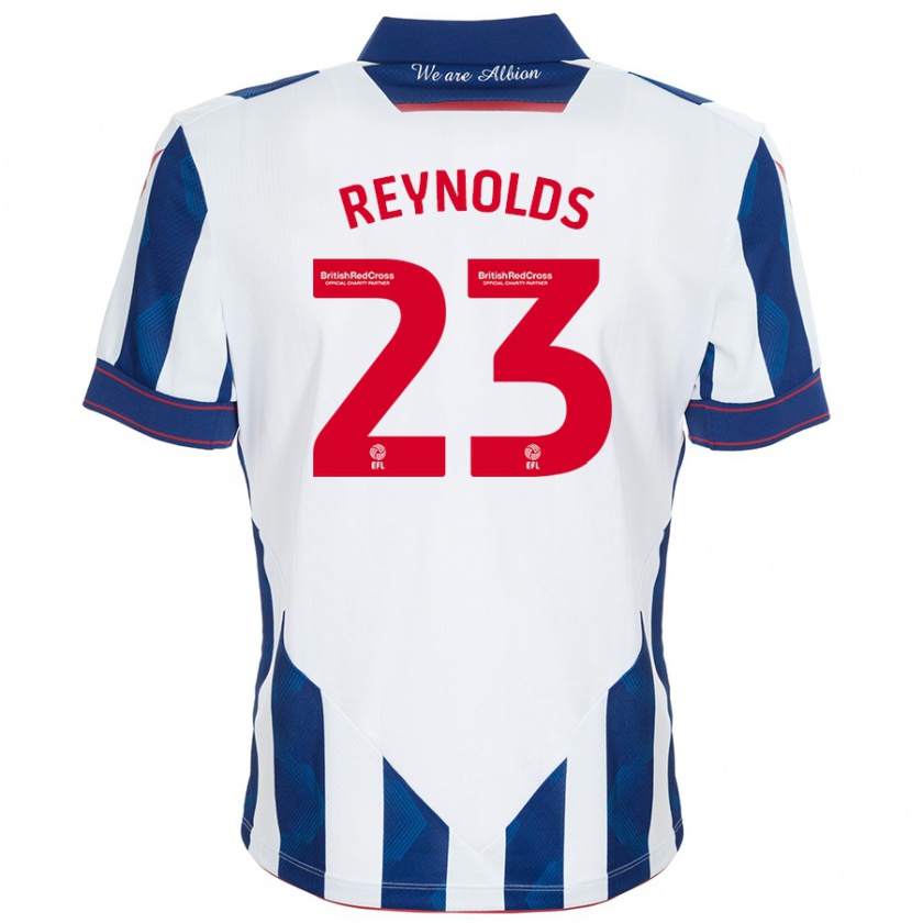 Kandiny Női Taylor Reynolds #23 Fehér Sötétkék Hazai Jersey 2024/25 Mez Póló Ing