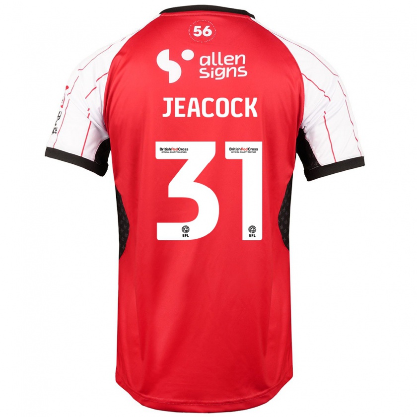 Kandiny Női Zach Jeacock #31 Fehér Hazai Jersey 2024/25 Mez Póló Ing