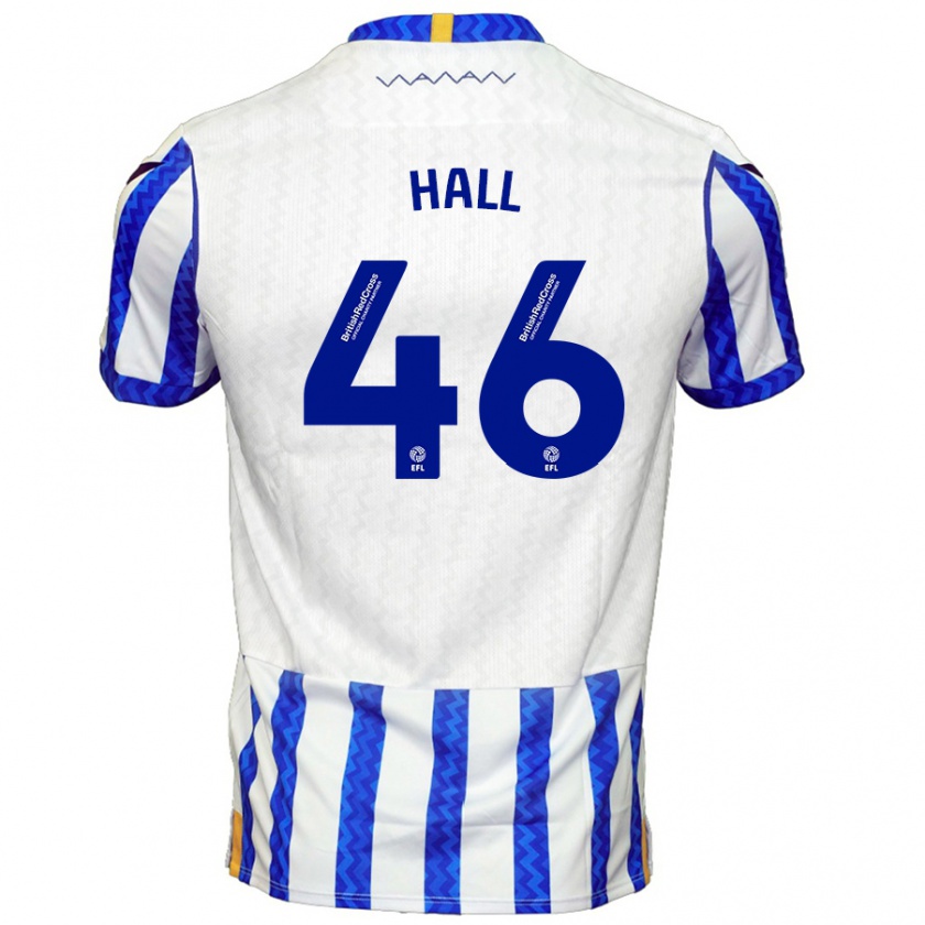 Kandiny Női Jack Hall #46 Kék Fehér Hazai Jersey 2024/25 Mez Póló Ing