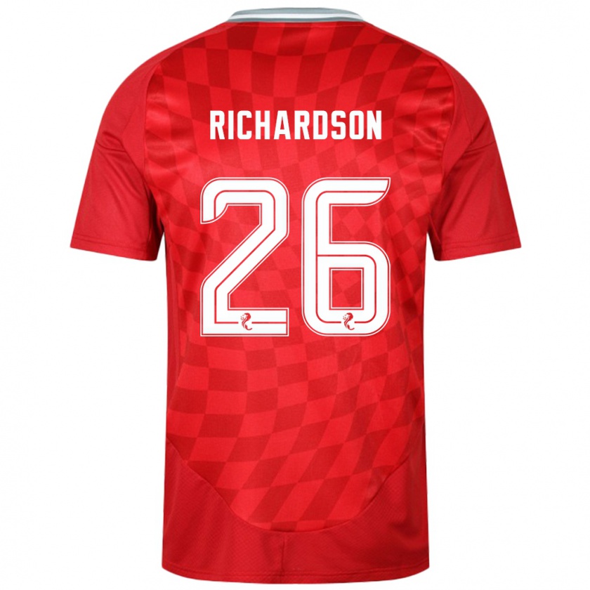 Kandiny Női Jayden Richardson #26 Piros Hazai Jersey 2024/25 Mez Póló Ing